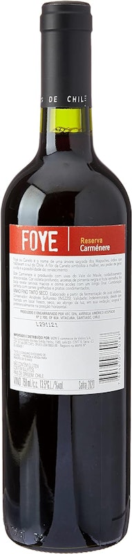 Vinho Foye Reserva Carmenere 750 ml 2