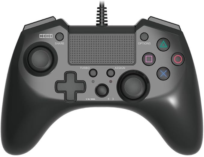 Controle com Fio Hori Pad 4 FPS Plus para PS4 e PS3 Preto 1