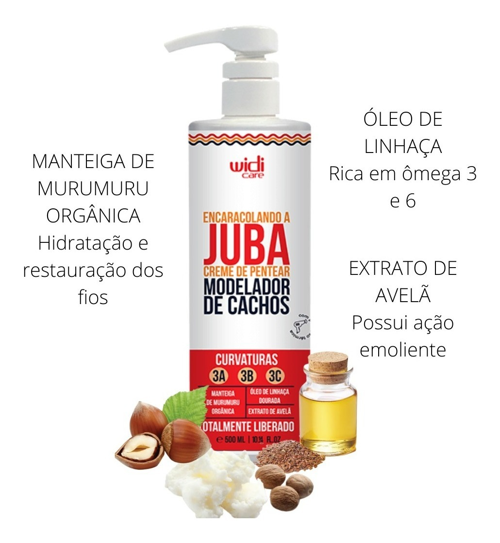 Creme de Pentear Encaracolando a Juba 2