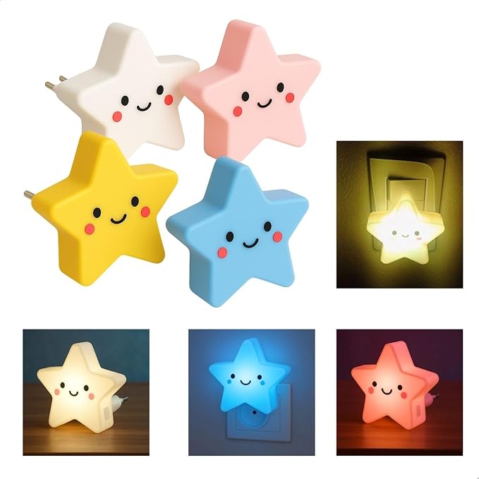 Luz de Tomada Estrela LED Infantil 3