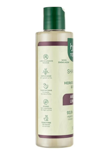 Shampoo Argan e Linhaça 2