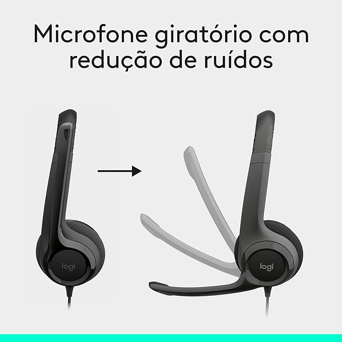 Headset para Computador com USB Logitech 5
