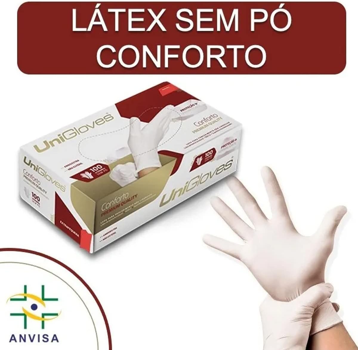 Luva de Látex para Procedimento Não Cirúrgico 2