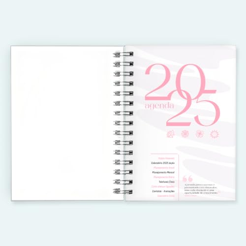 Agenda 2025 Capa Dura Spot Glitter Cores 3