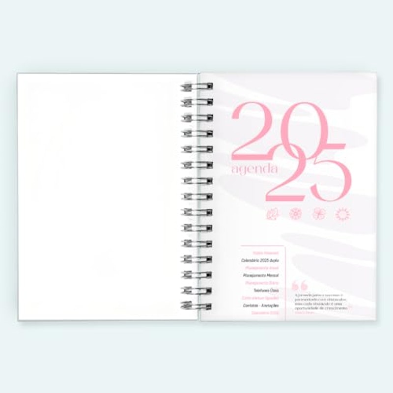 Agenda 2025 Capa Dura Spot Glitter Cores 3