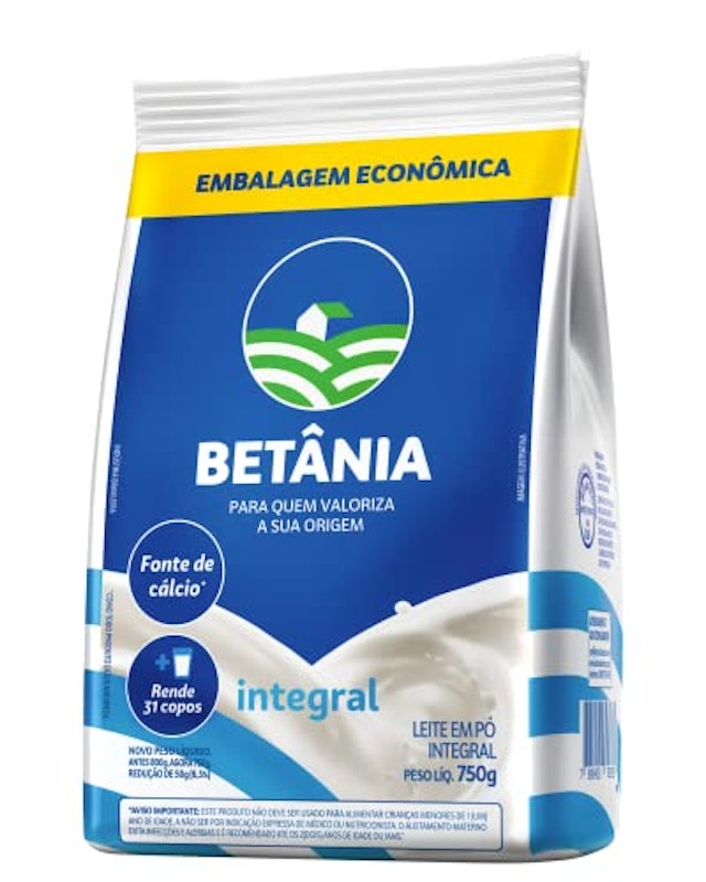 Leite em Pó Integral Betânia 1