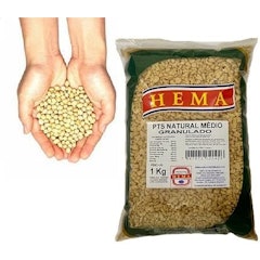 Proteína de Soja Texturizada Granulada Natural Média
