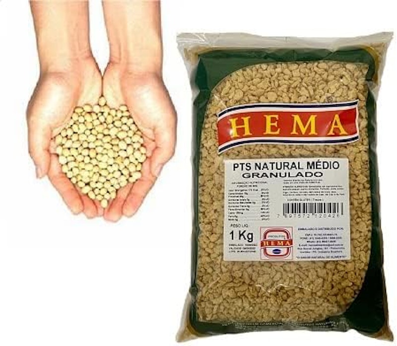 Proteína de Soja Texturizada Granulada Natural Média 1