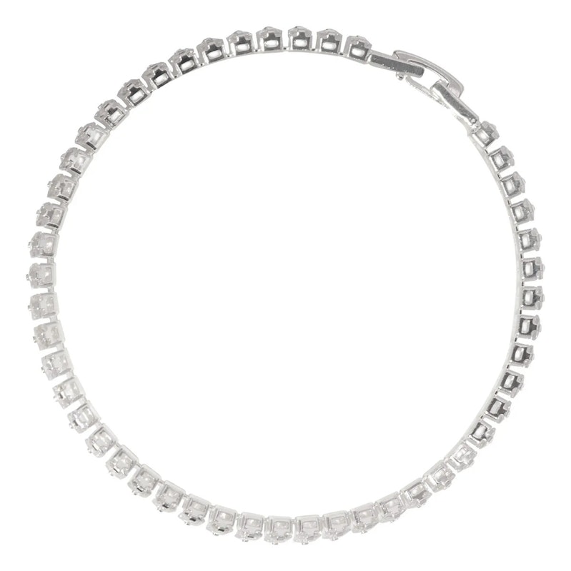 Pulseira Riviera com Pedras P Folheada a Prata 925 2