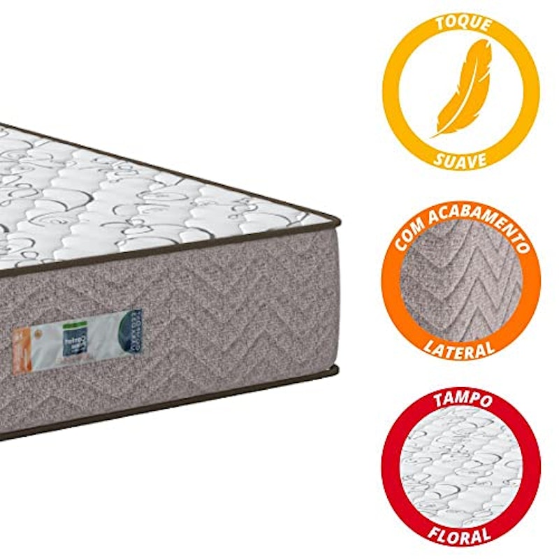 Colchão Solteiro de Espuma D33 Semi Ortopédico Extra Firme 4
