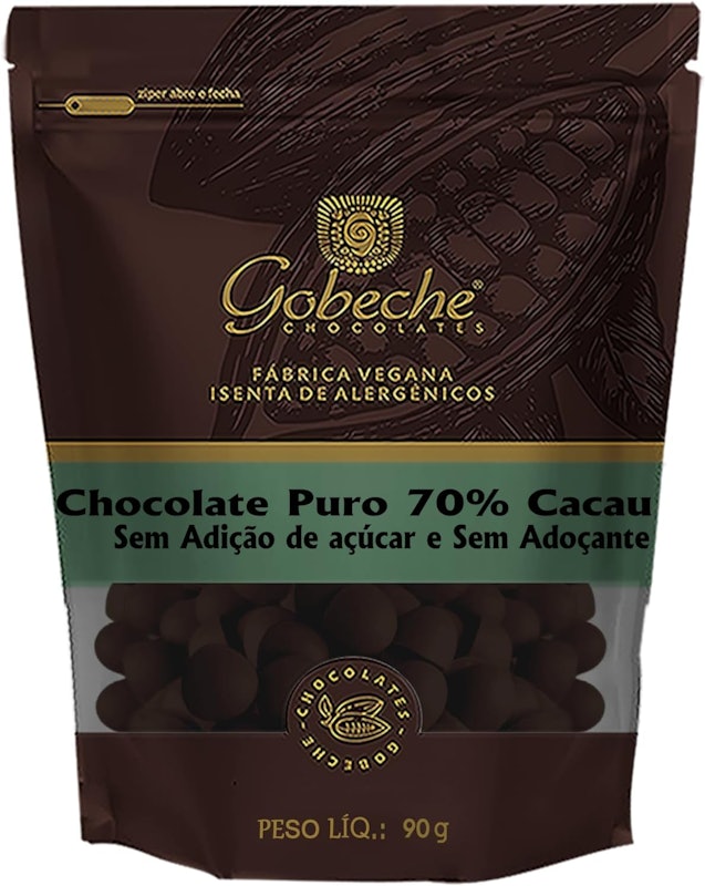 Gotas Chocolate Puro 70% Cacau Gobeche 1