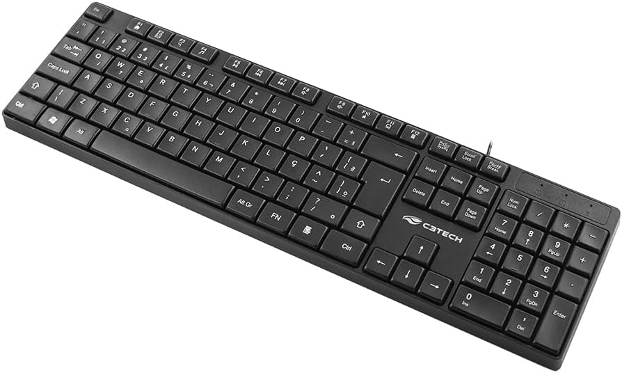 Teclado C3Tech USB Multimidia 3