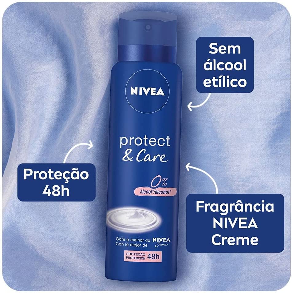 Nivea Desodorante Aerossol Protect & Care 3