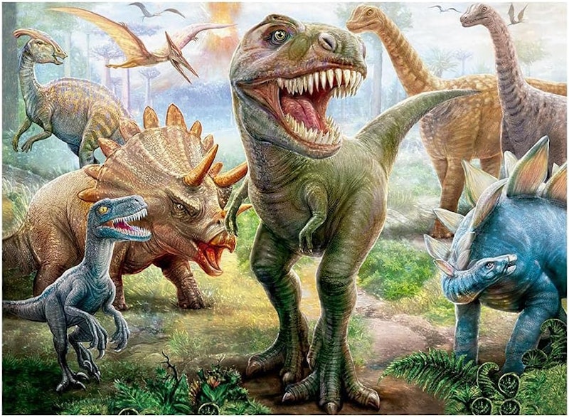 Puzzle 100 Peças Dinossauros 2