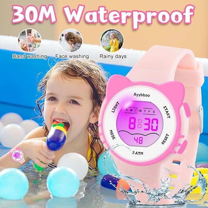Relógio Digital Infantil para Meninas e Meninos 5