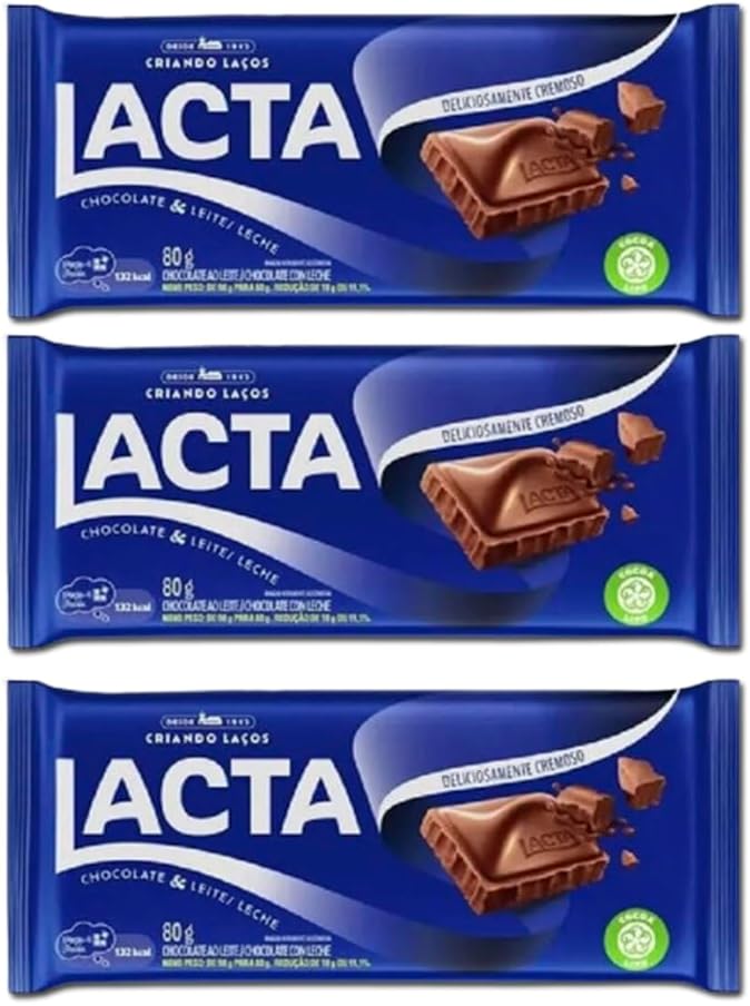Chocolate Lacta ao Leite 80g 2