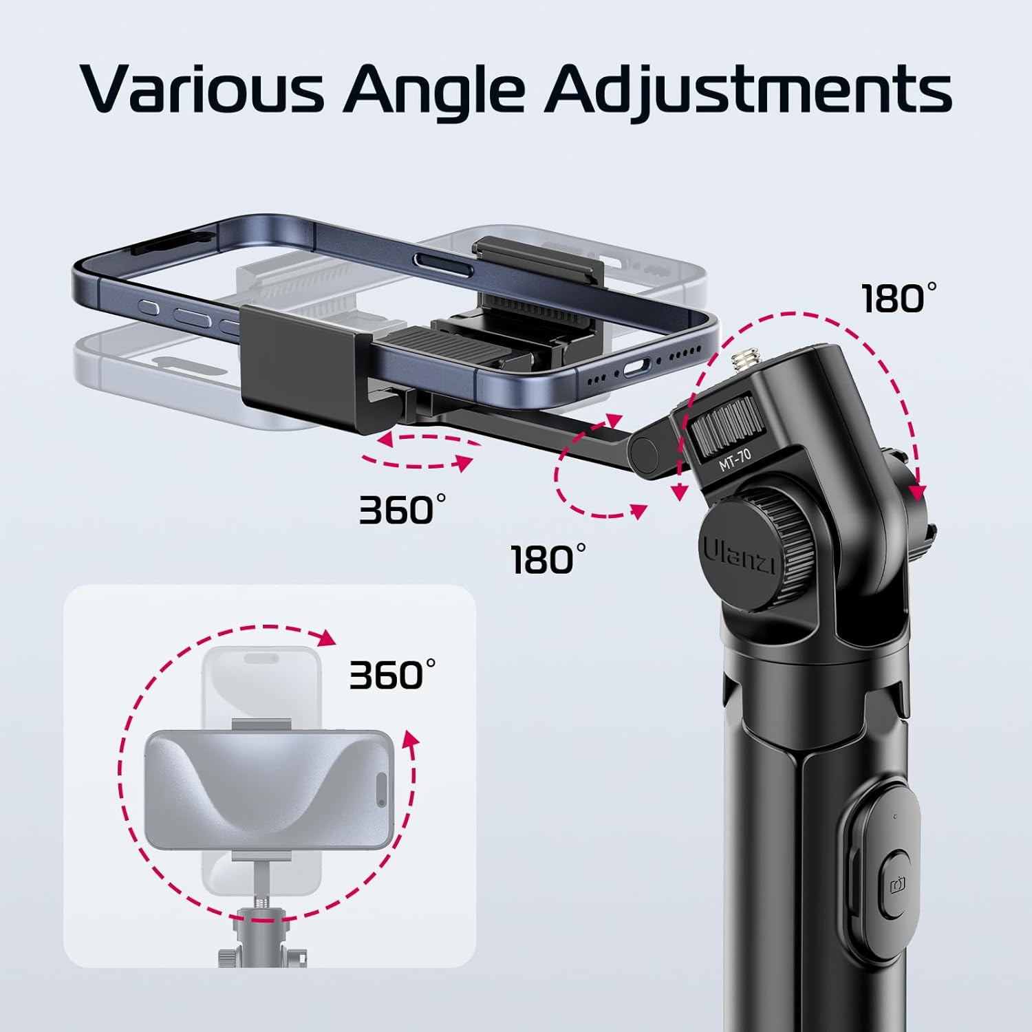 Tripé Extensível para Celular Ulanzi MT-70 3
