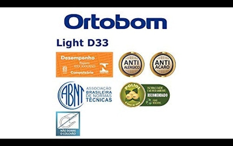 Colchão de Solteiro Light Ortobom 5