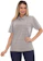 PTHIRILLO Camisa Polo Feminina Oversized Listrada J10 1