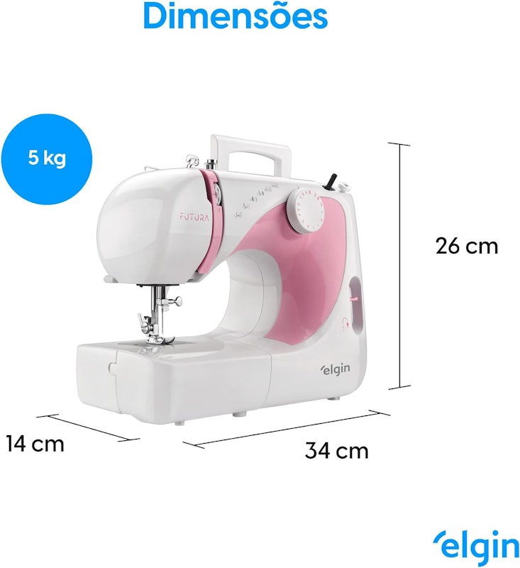 Máquina de Costura Doméstica Futura 5