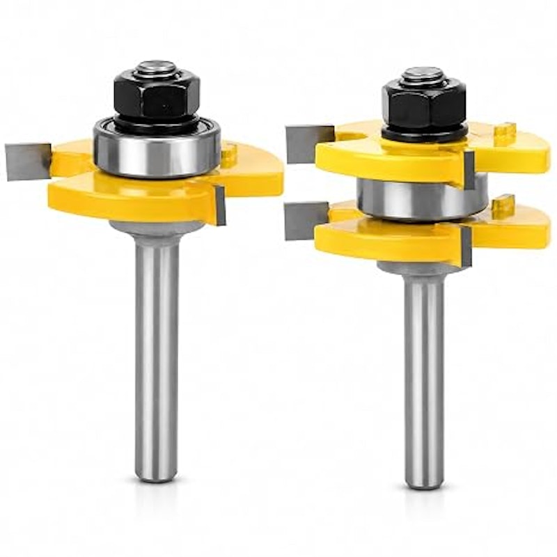 Fresa Macho Fêmea para Tupia Haste 6 mm 1