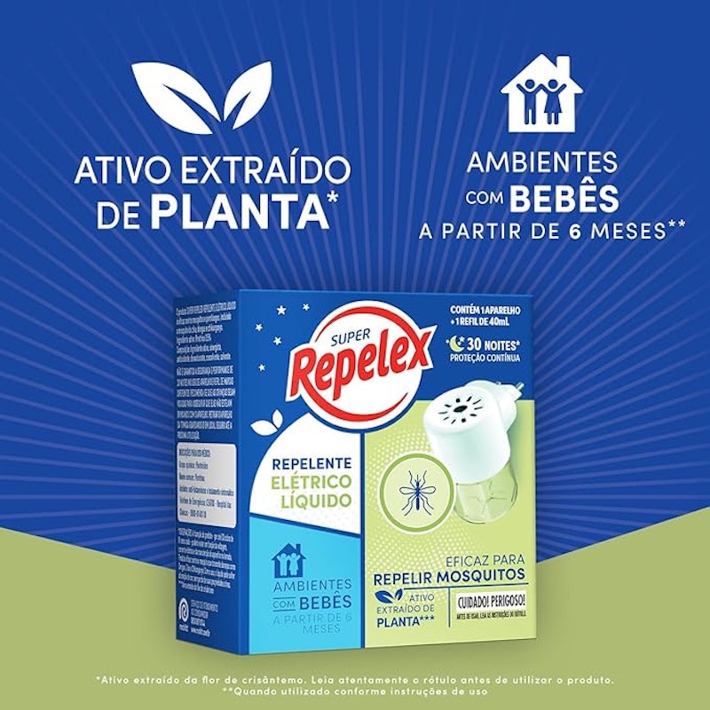 Repelente Elétrico Líquido com Aparelho e Refil 40 ml 2