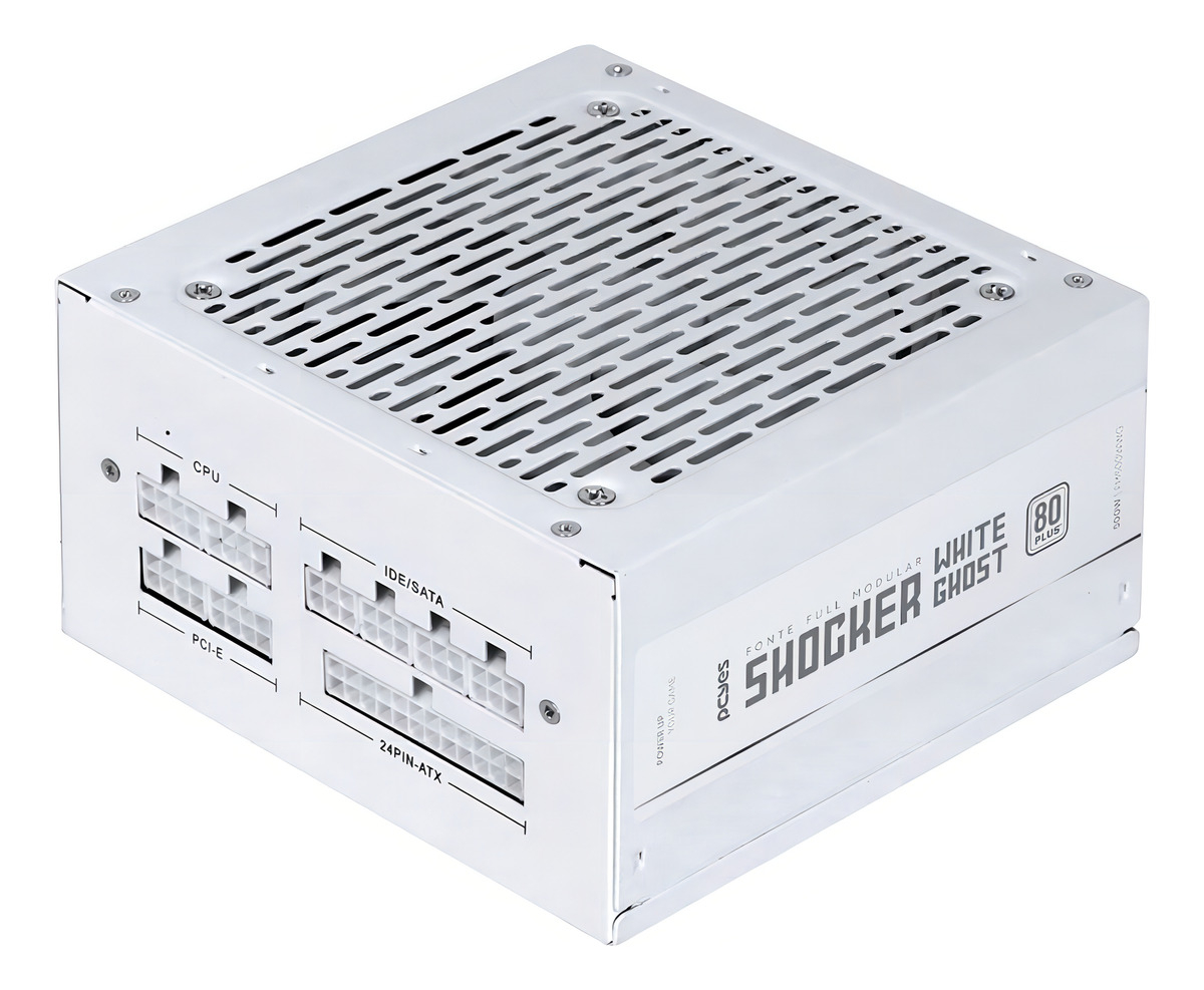 Fonte ATX 500 W Shocker Full Modular White Ghost Pcyes 2