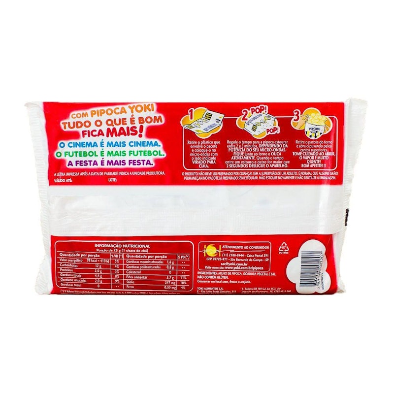 Pipoca Micro-Ondas Natural com Sal 2