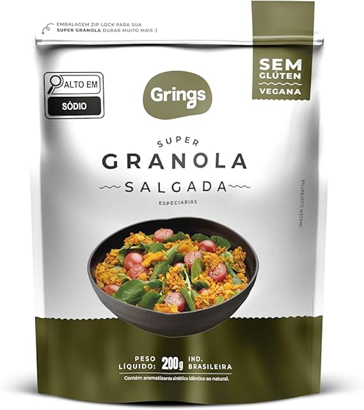 Super Granola Salgada Especiarias sem Glúten 1