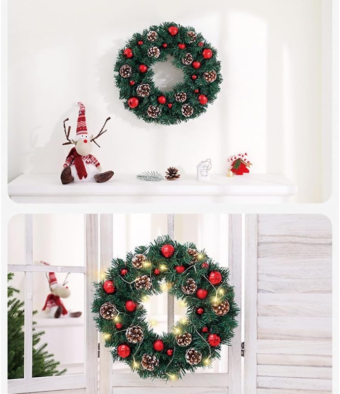 Guirlanda de Natal Decorativa LEDs Brancos 5