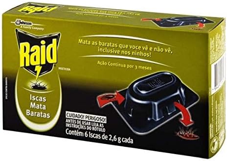 Raid Inseticida Isca Mata Barata 2