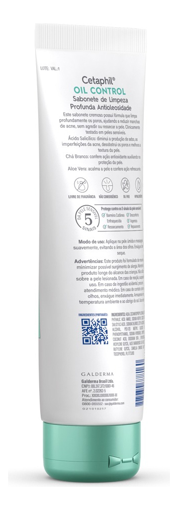 Sabonete de Limpeza Profunda Antioleosidade Oil Control 2