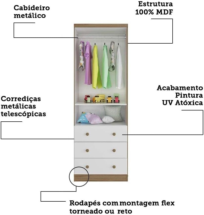 Armário Junior 2 Portas 5