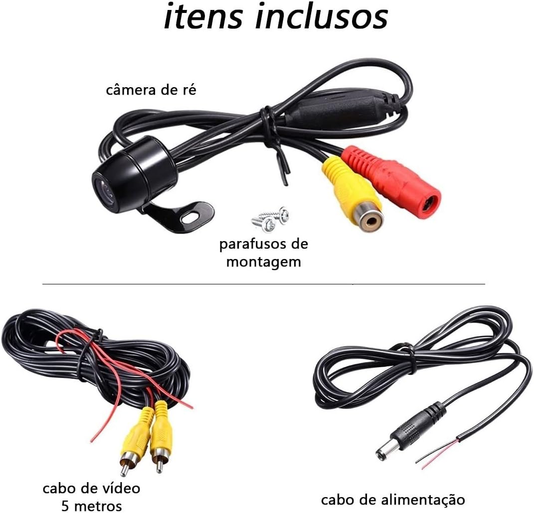 Câmera de Ré Universal Automotiva 2