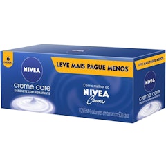 Sabonete em Barra Creme Care 6 Unidades