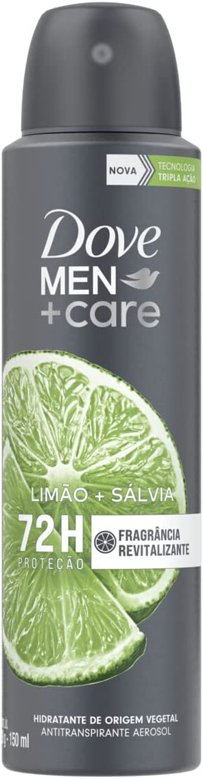 Desodorante Antitranspirante Aerossol Dove Men+Care Limão + Sálvia 1