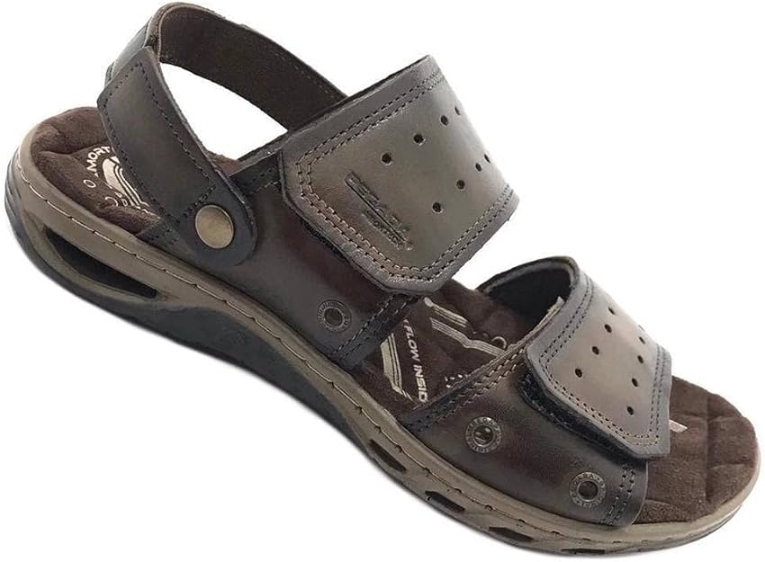 Sandália Pegada Masculina em Couro 3