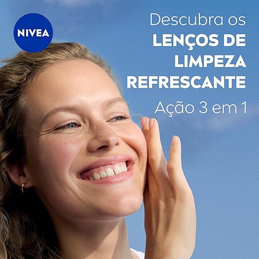 Lenços de Limpeza Facial Ação Refrescante 3 em 1 5