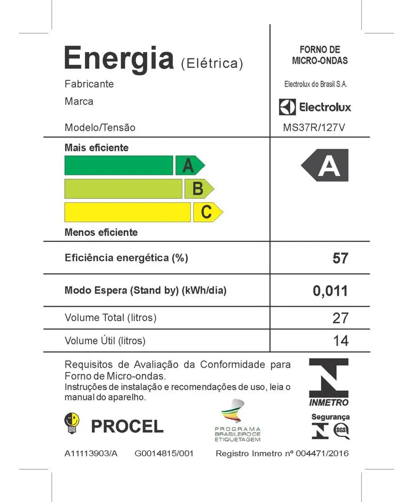 Micro-ondas Electrolux 27 L Cor Inox Espelhado 5