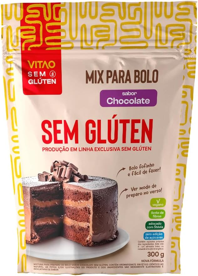 Mix Bolo Chocolate sem Glúten 1
