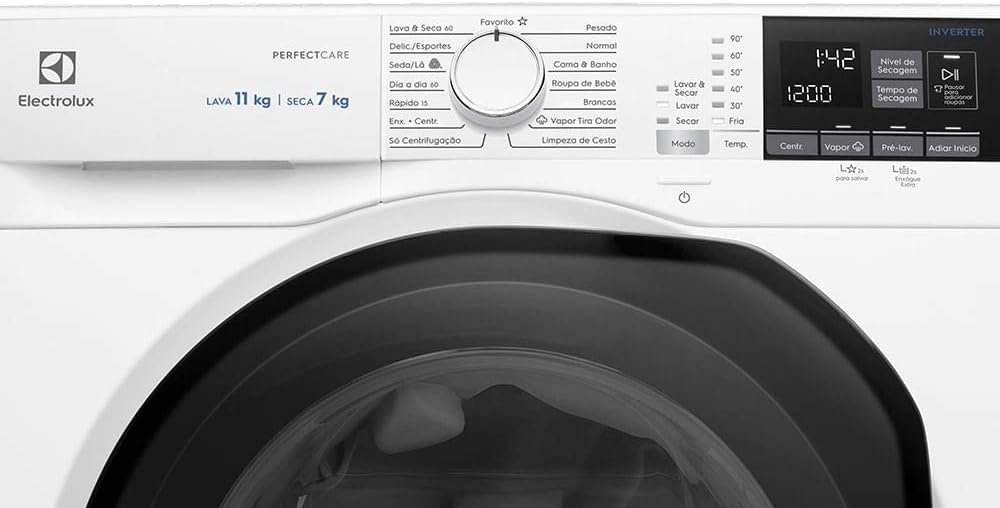 Lava e Seca Electrolux 11 kg Branca Perfect Care Inverter 3