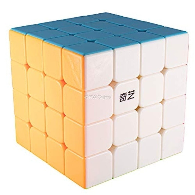 Kit Cubo Mágico Qiyi 2x2 + 3x3 + 4x4 + 5x5 Stickerlss