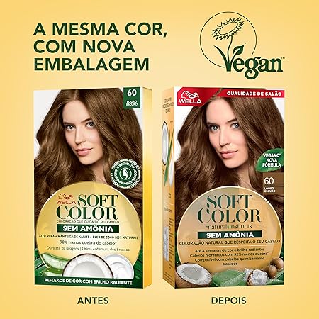 Tinta de Cabelo Soft Color Louro Escuro 2