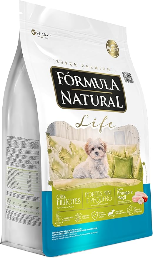 Fórmula Natural Super Premium Life Cães Filhotes Portes Mini e Pequeno Frango e Maçã (15 Kg) 2