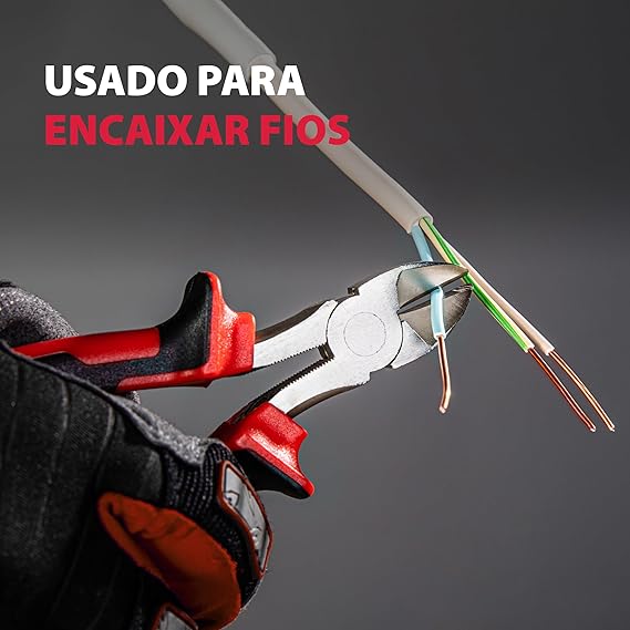 Alicate de Corte Diagonal Nickel 6" 160 mm 4