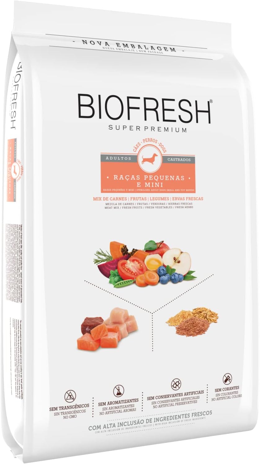 Biofresh Mix de Carnes Cão Adulto Mini e Pequeno 2