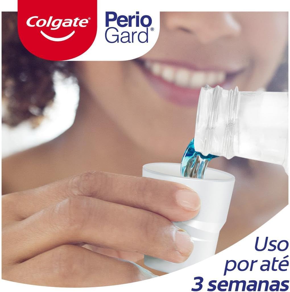 Enxaguante Bucal Colgate PerioGard Sem Álcool Hortelã Original 4