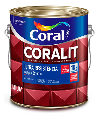Tinta Coralit Ultra Resistência Fosco 1