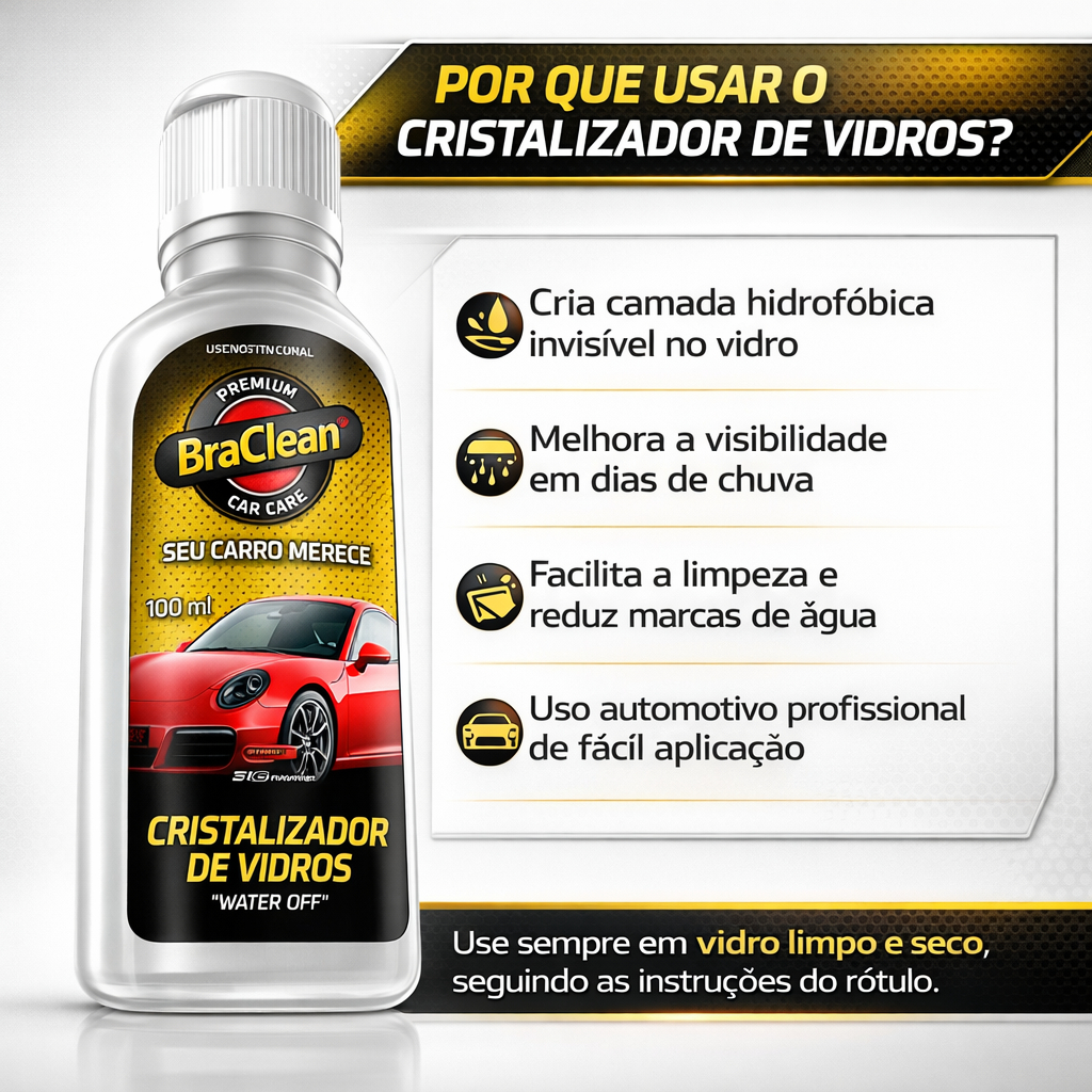 Cristalizador de Vidros BraClean 3