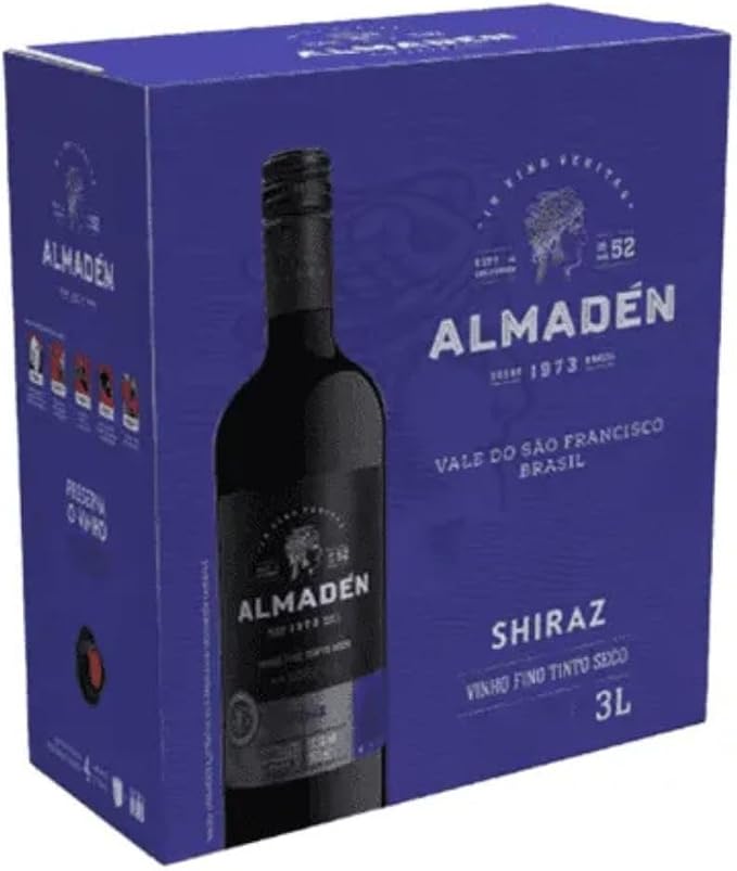 Vinho Almadén Shiraz Bag-in-Box 3 L 1